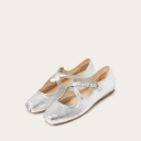 Doris baleriny, srebrny OUTLET